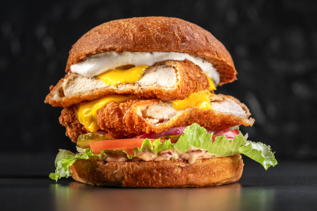 Burger au poulet